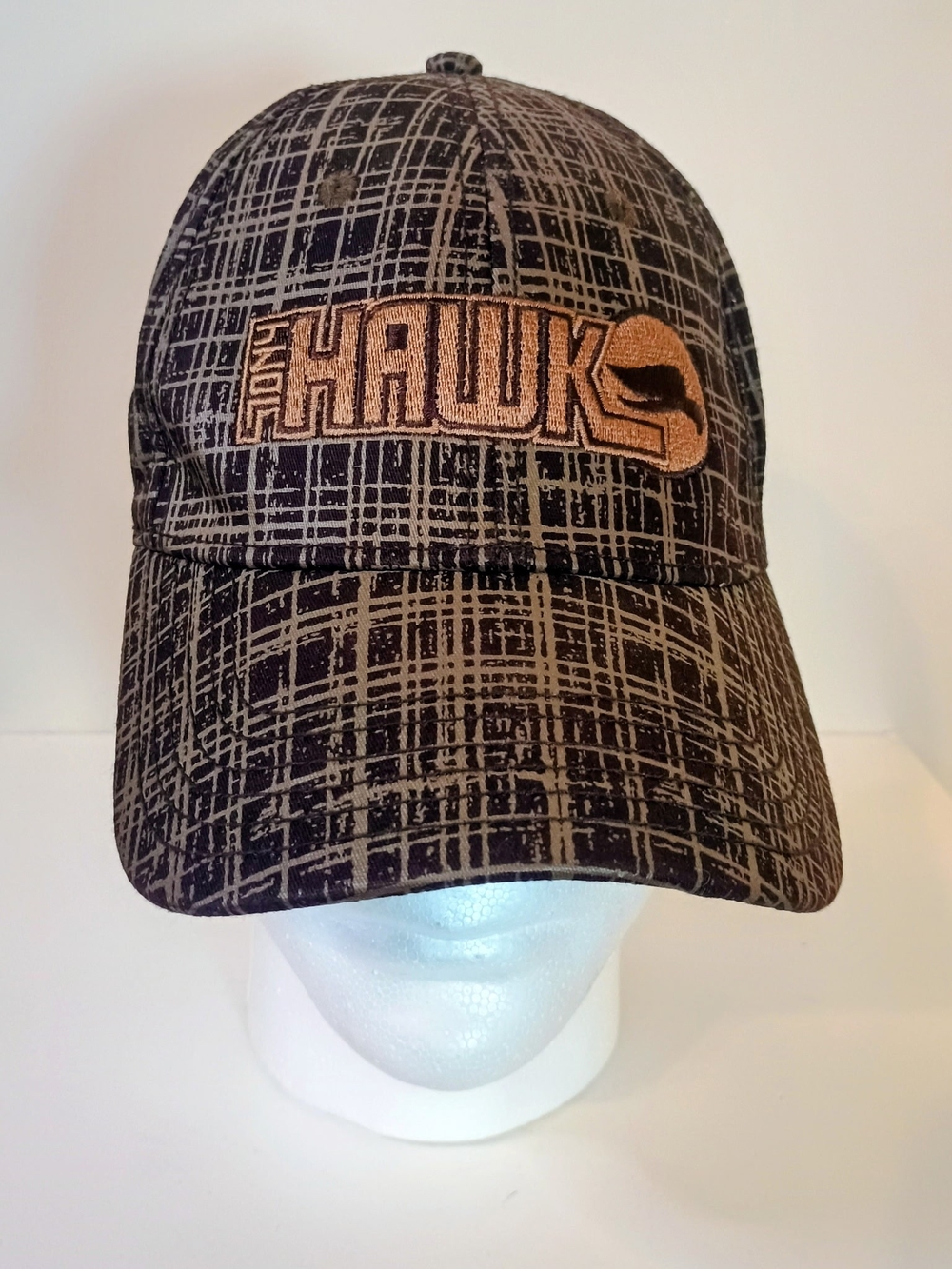 Tony Hawk Black and Brown Patterned Baseball Cap